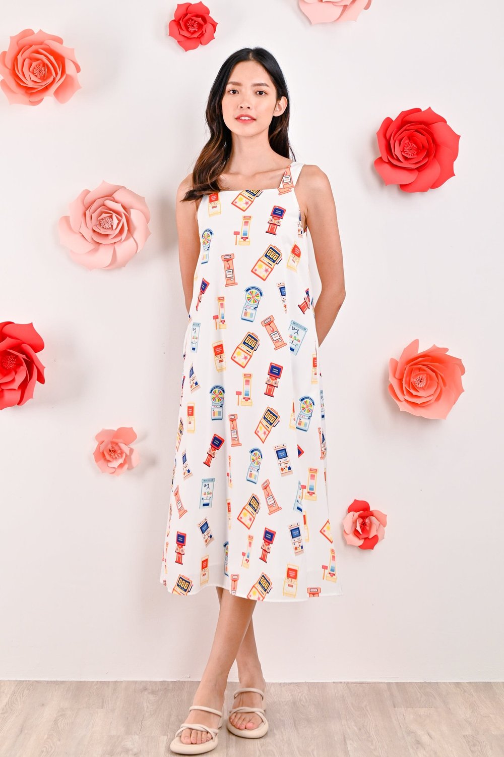 JACKPOT THICK-STRAP DRESS