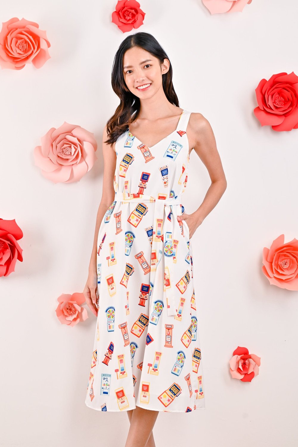 JACKPOT THICK-STRAP DRESS