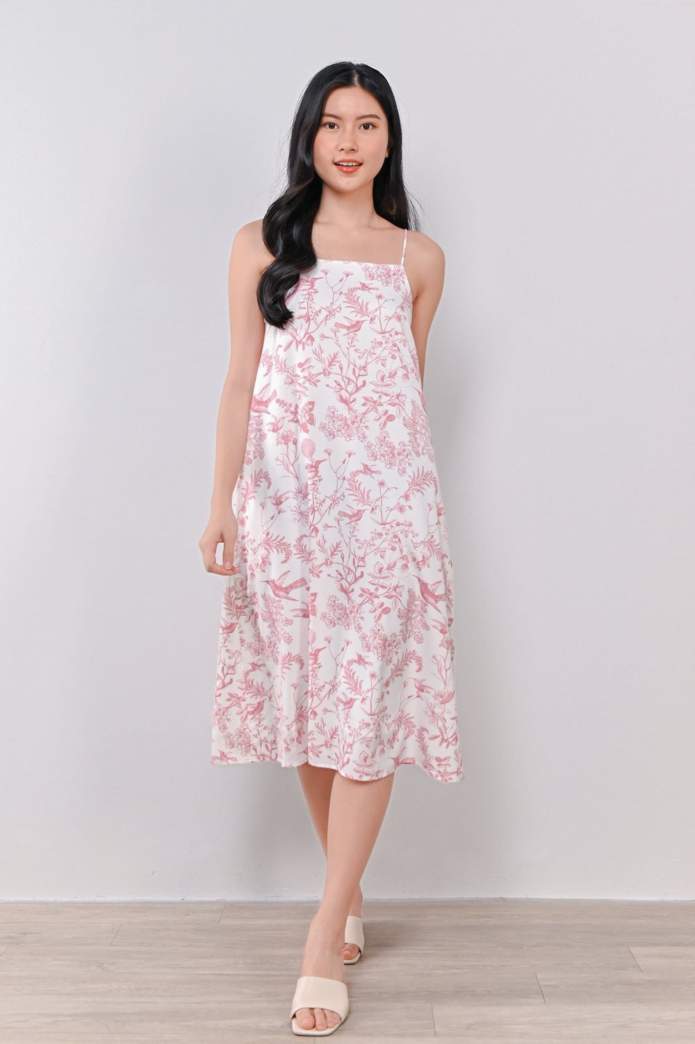 PINK HUMMINGBIRD SPAG TENT DRESS