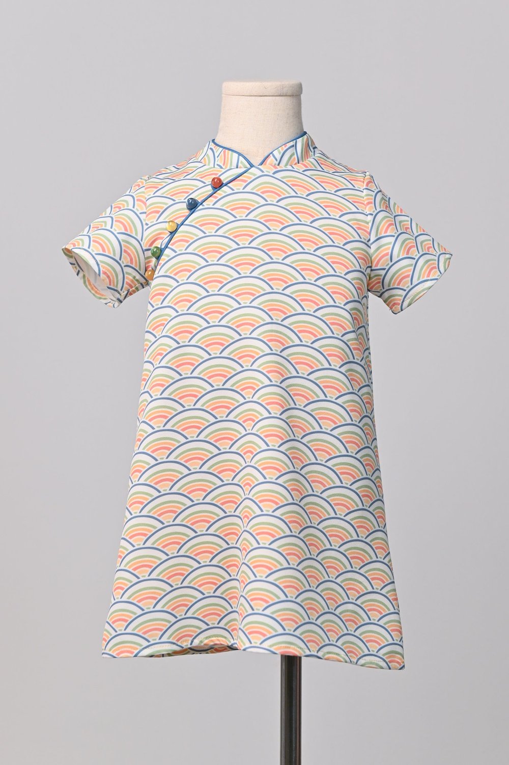 UMI MELON KIDS' SLEEVED CHEONGSAM