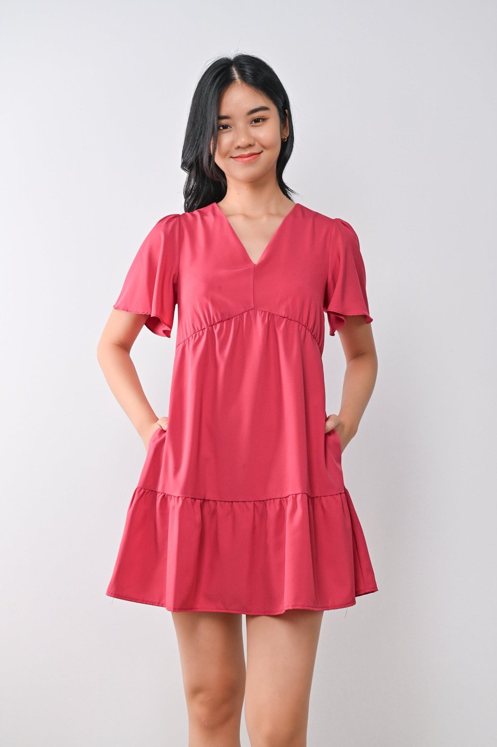 MARISSA DRESS-ROMPER IN PINK