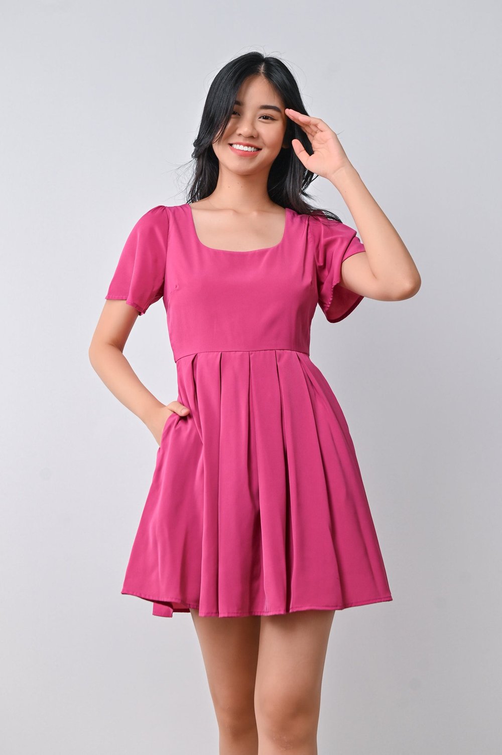 OPAL DRESS-ROMPER IN PINK