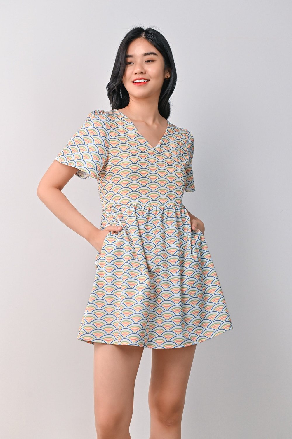UMI MELON DRESS-ROMPER