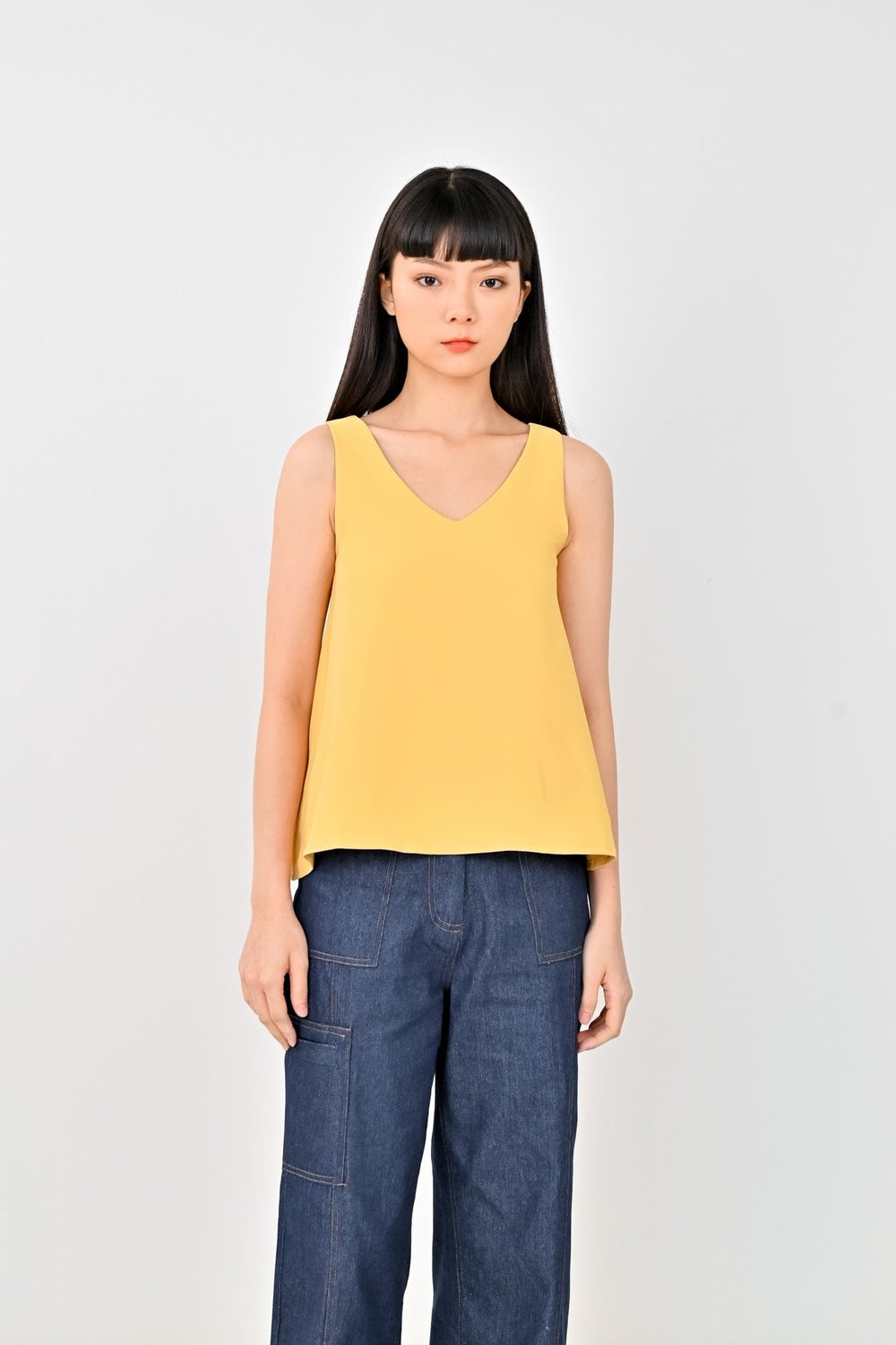 AWE BASIC TWO-WAY TOP IN YELLOW