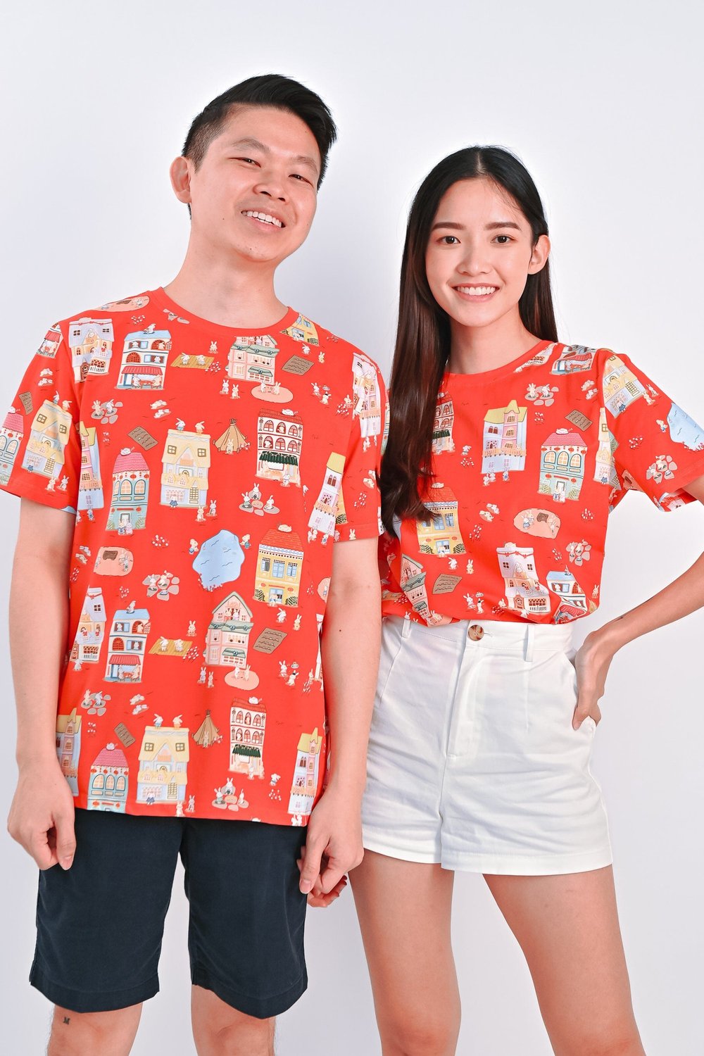 BUNNY ISLAND ORANGE UNISEX TEE