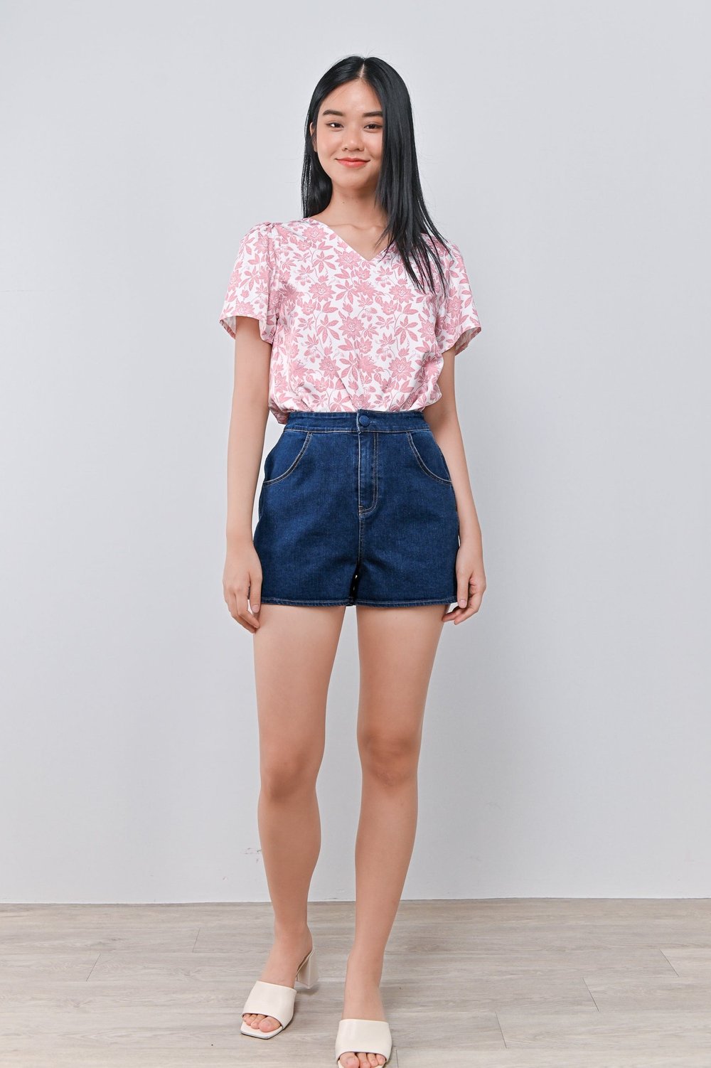 CAMY PINK SLEEVED TOP