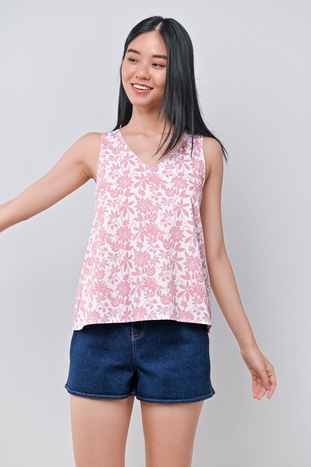 CAMY PINK TWO-WAY TOP
