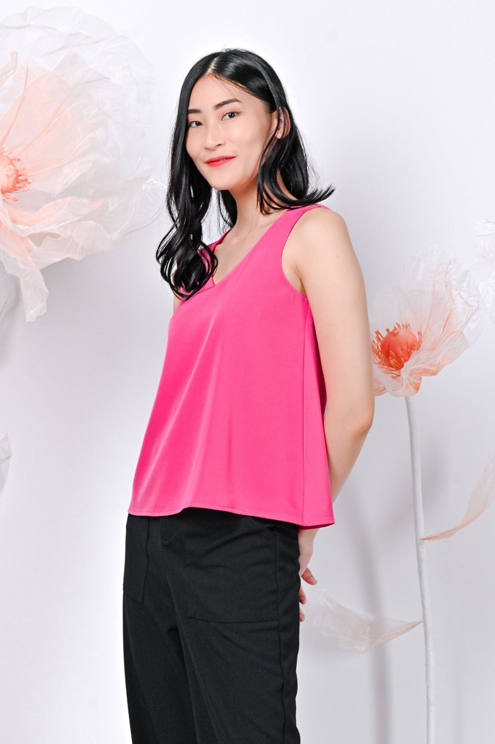 HAZEL TWO-WAY TOP IN PINK