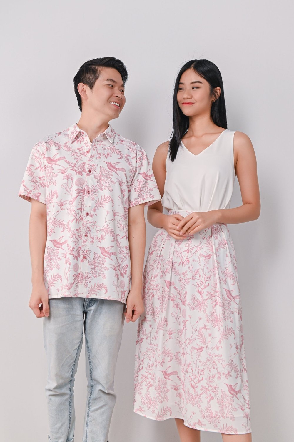 PINK HUMMINGBIRD MEN'S SHIRT