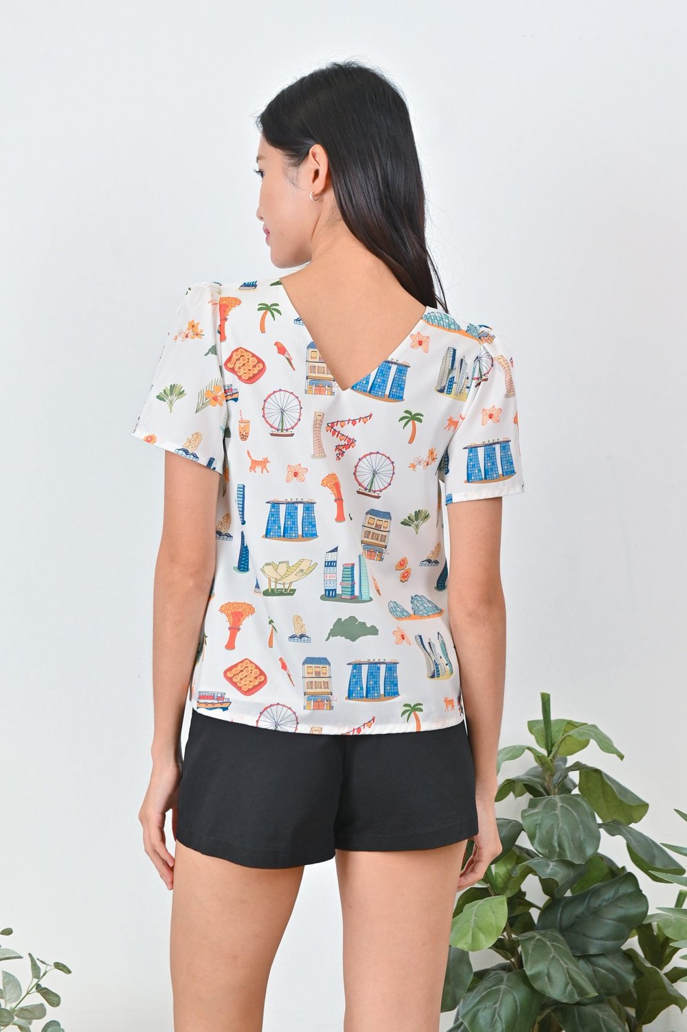 MORE THAN HOME SLEEVED TOP