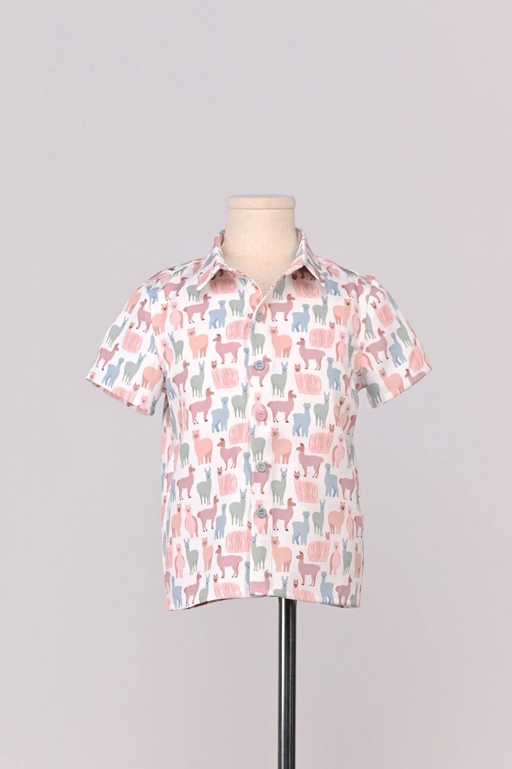 PASTEL LLAMA KIDS' SHIRT