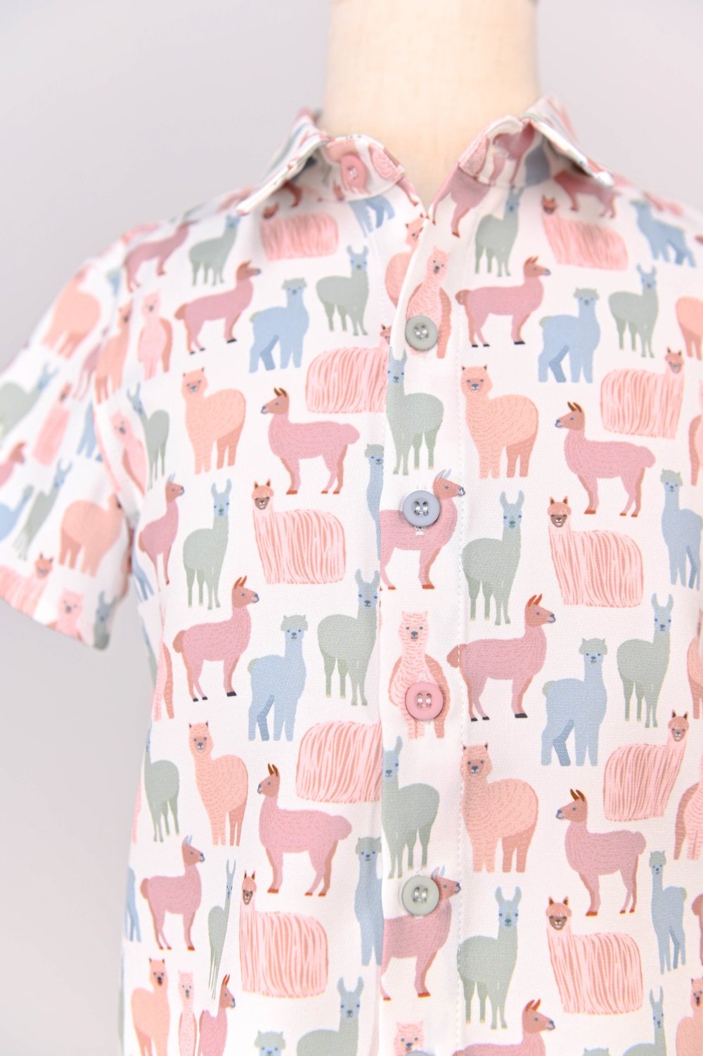 PASTEL LLAMA KIDS' SHIRT