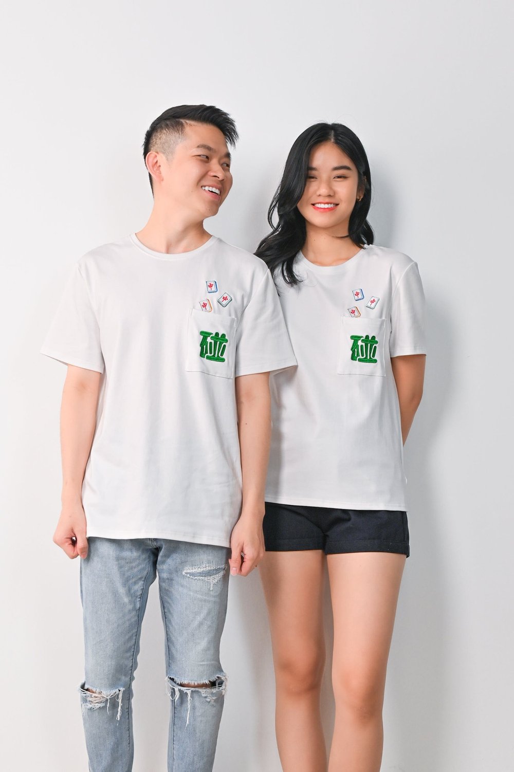 PENG WHITE MJ UNISEX TEE