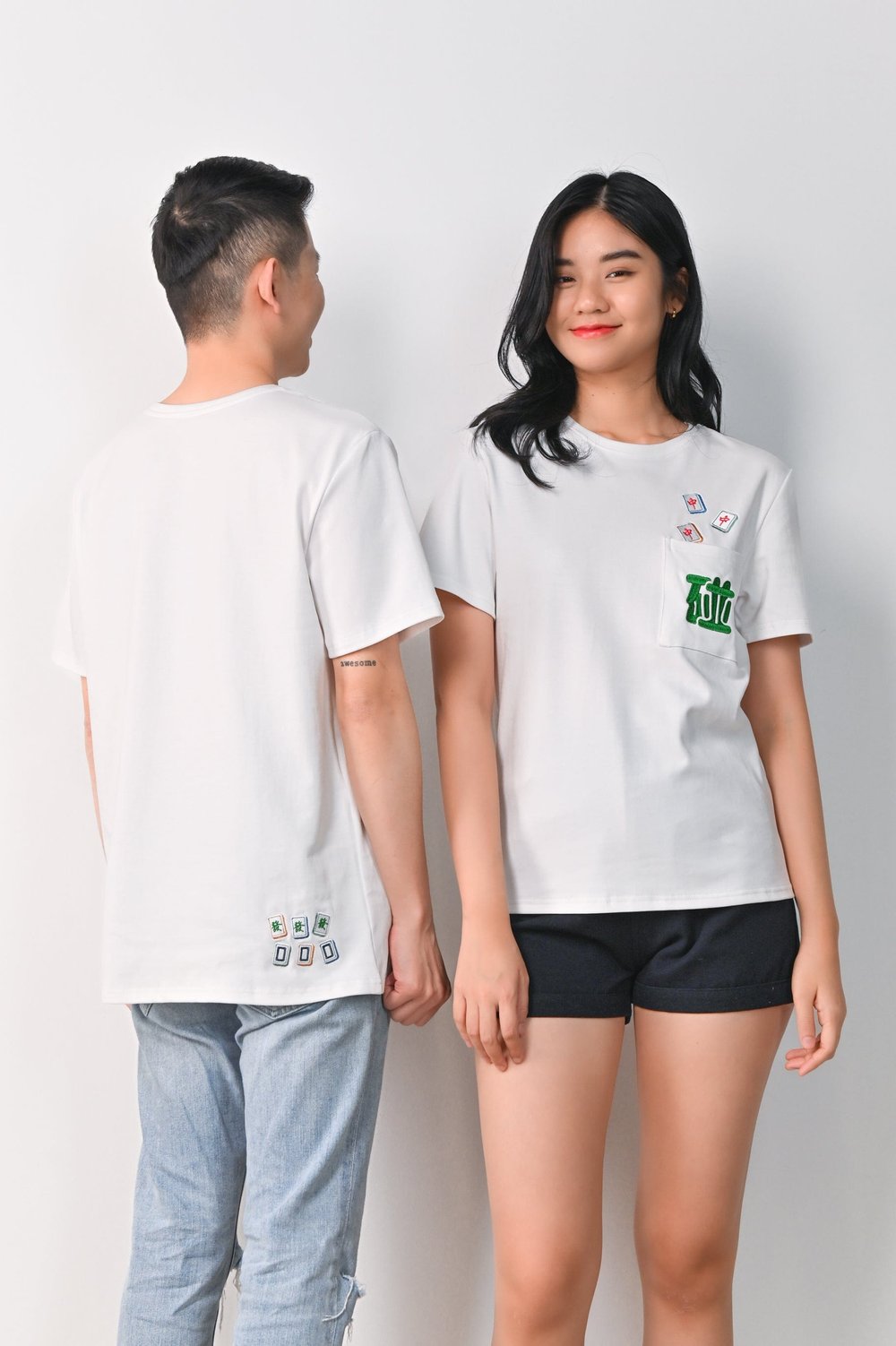 PENG WHITE MJ UNISEX TEE