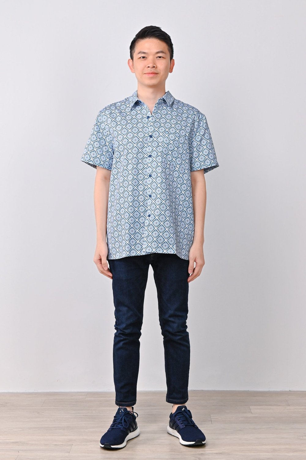 SANTORINI TILES MEN'S SHIRT