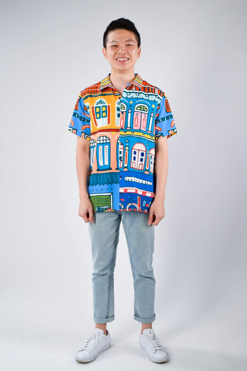 SHOPHOUSE MEN'S SHIRT IN BLUE